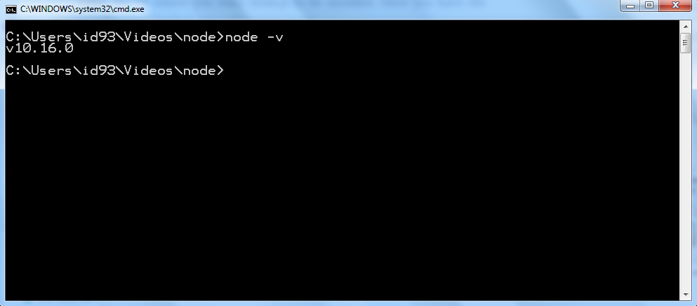 Installing Node.js for Windows PC