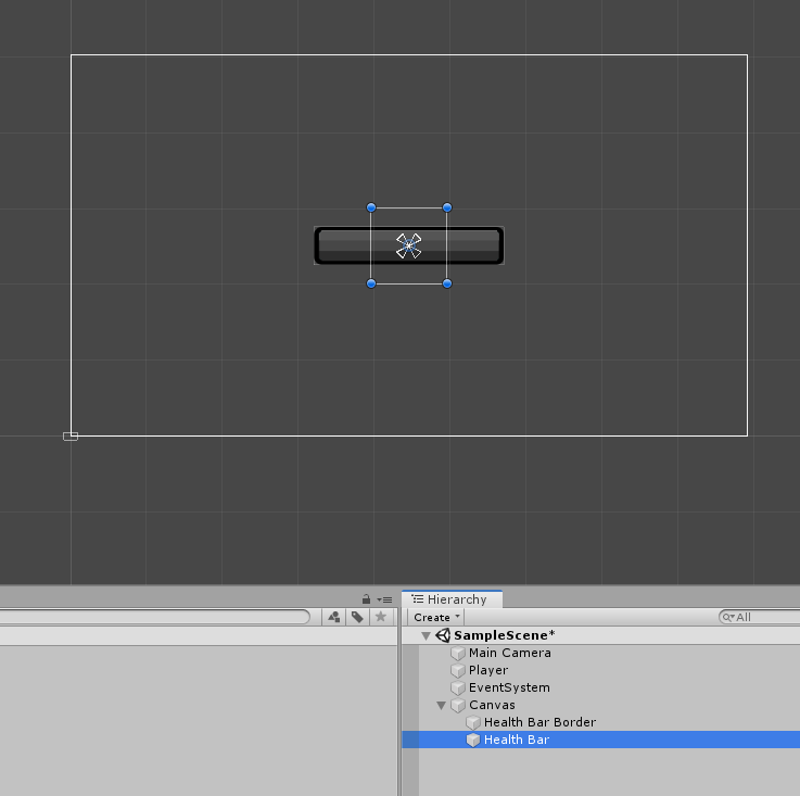 Как сделать hp bar в unity