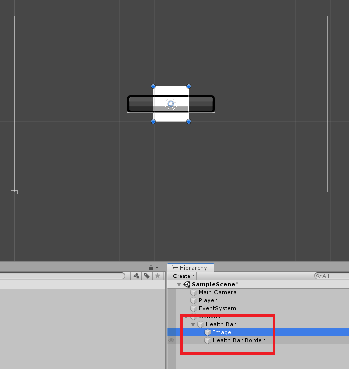 Как сделать hp bar в unity