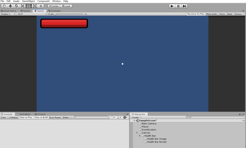 unity 3d interface