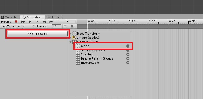 unity 3d adding properties for animation