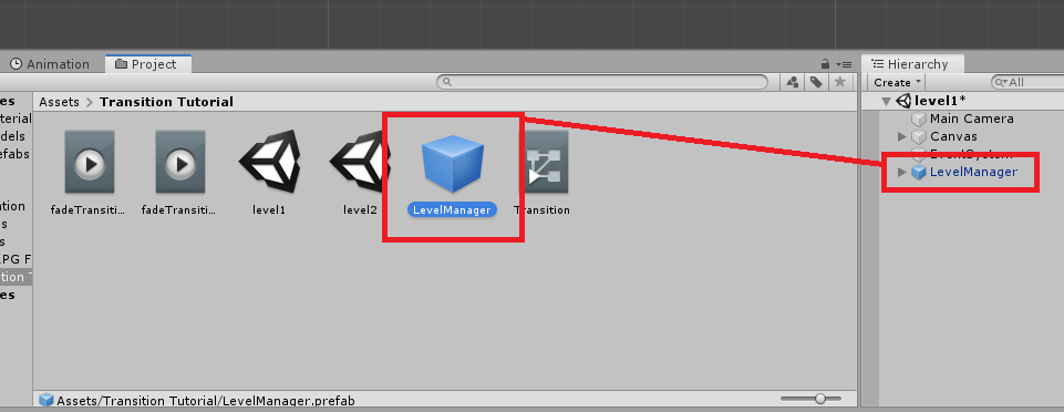 unity 3d saving game objects to prefab