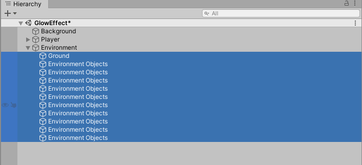 Unity Environment game objects