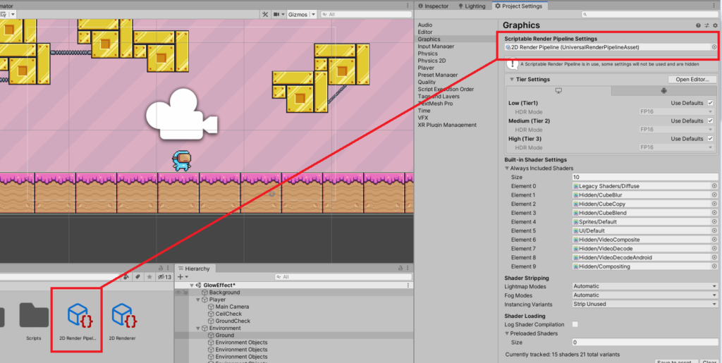 Unity Scriptable Render Pipeline Settings