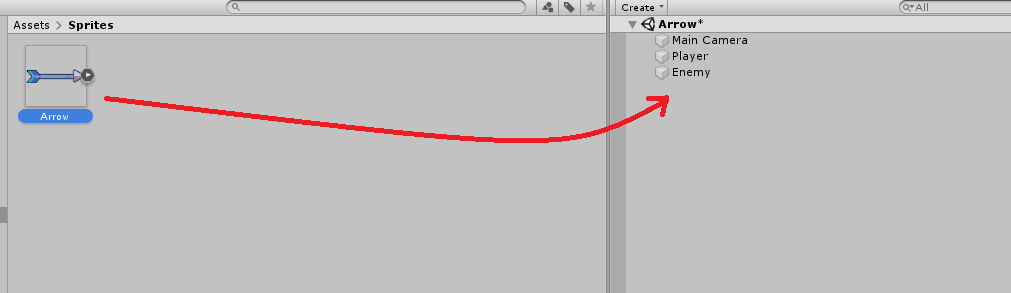 unity 3d creating arrows