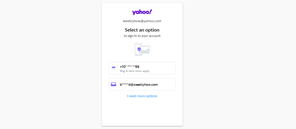 yahoo mail sign up without phone number